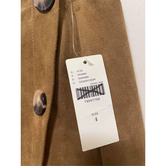 NWT Anthropologie x Maeve Faux Suede Mini Wrap Skirt Size 4 NWT - Picture 9 of 9